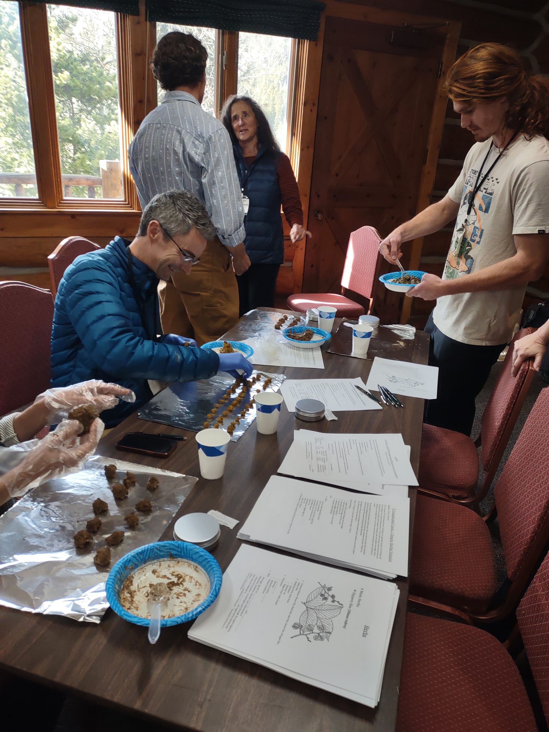 CoAND President James Gilchrist w herbs