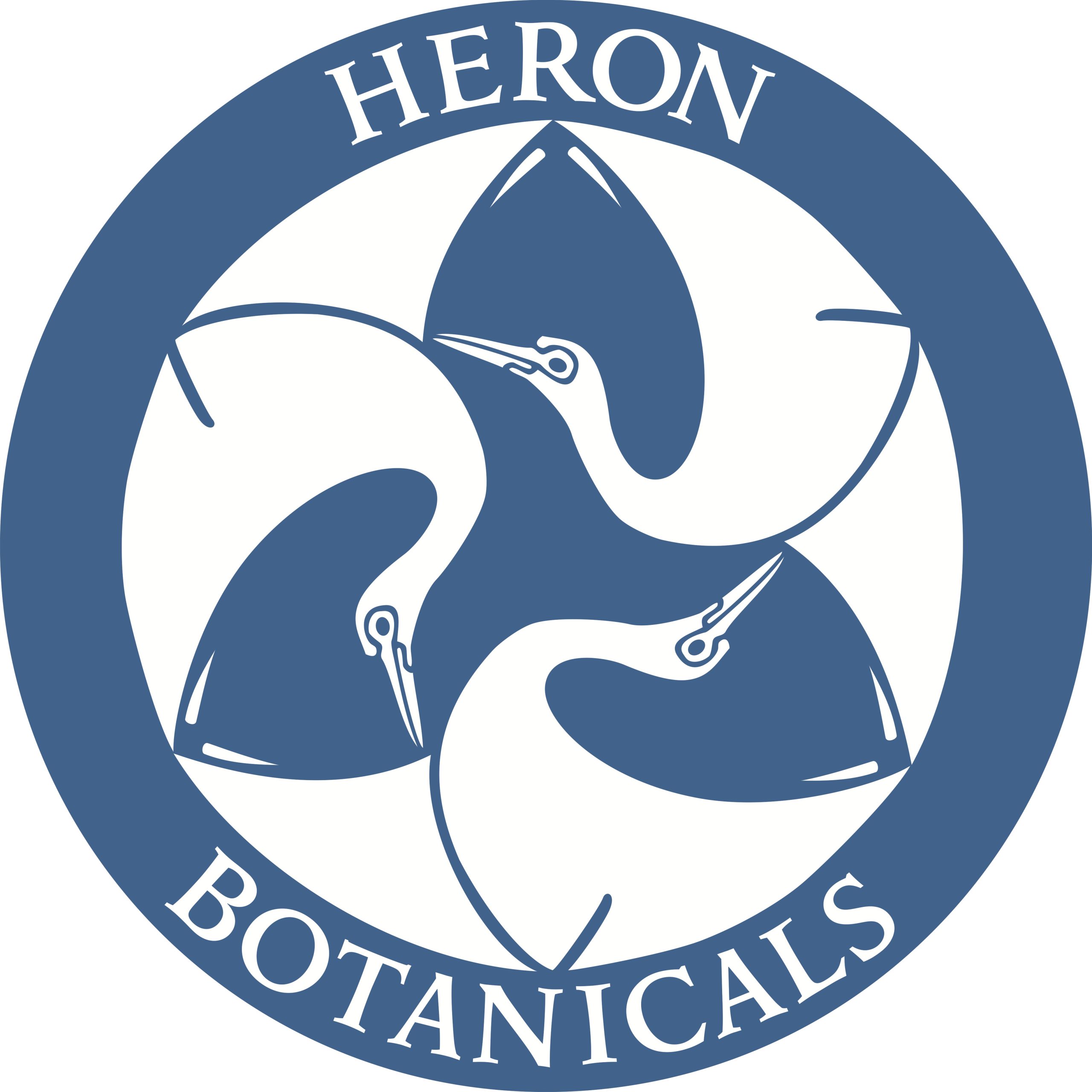 Heron Blue logo Heron Blue Botanicals