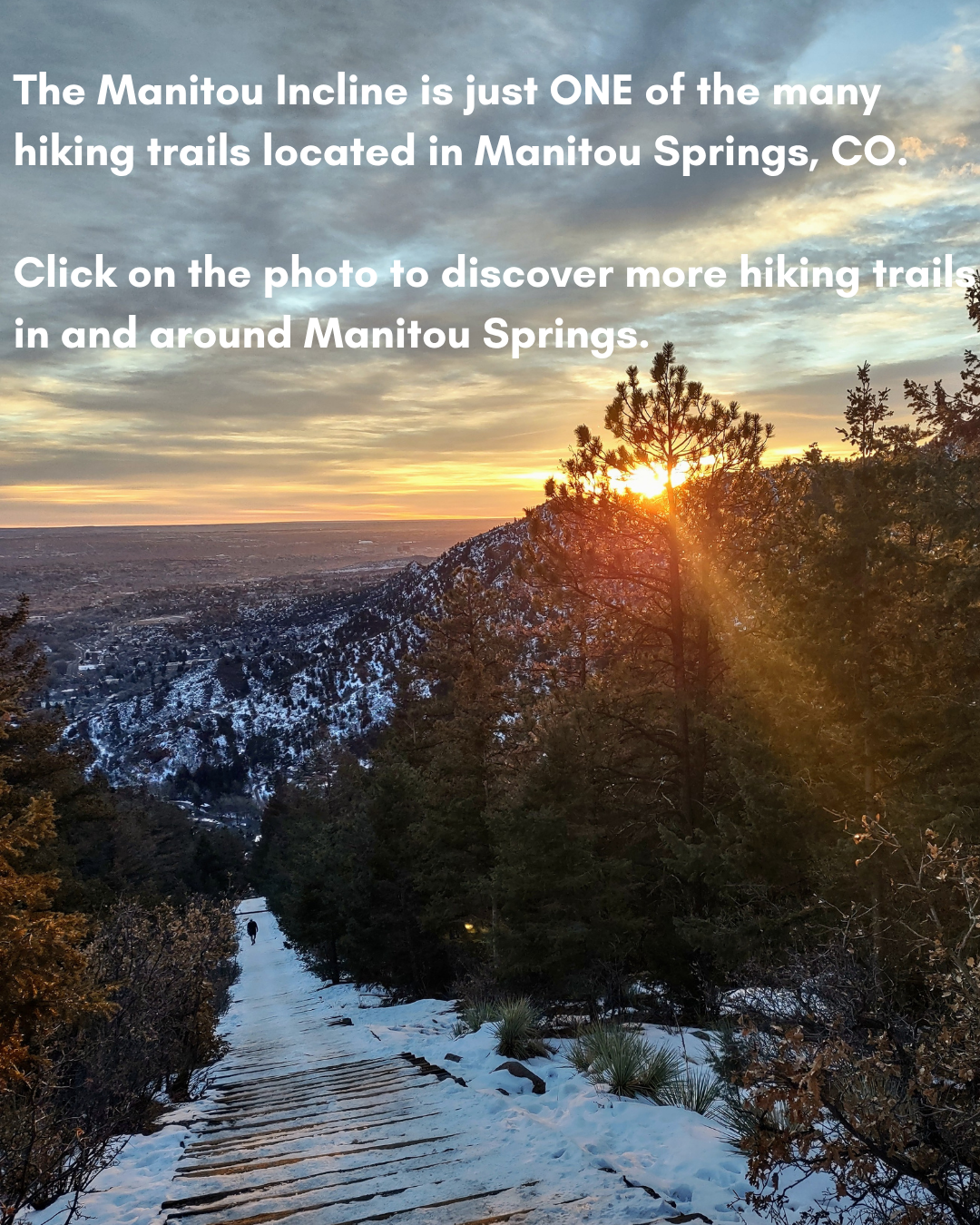 Manitou Springs Incline in the Winter
